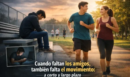 Cuando faltan los amigos, también falta el movimiento.