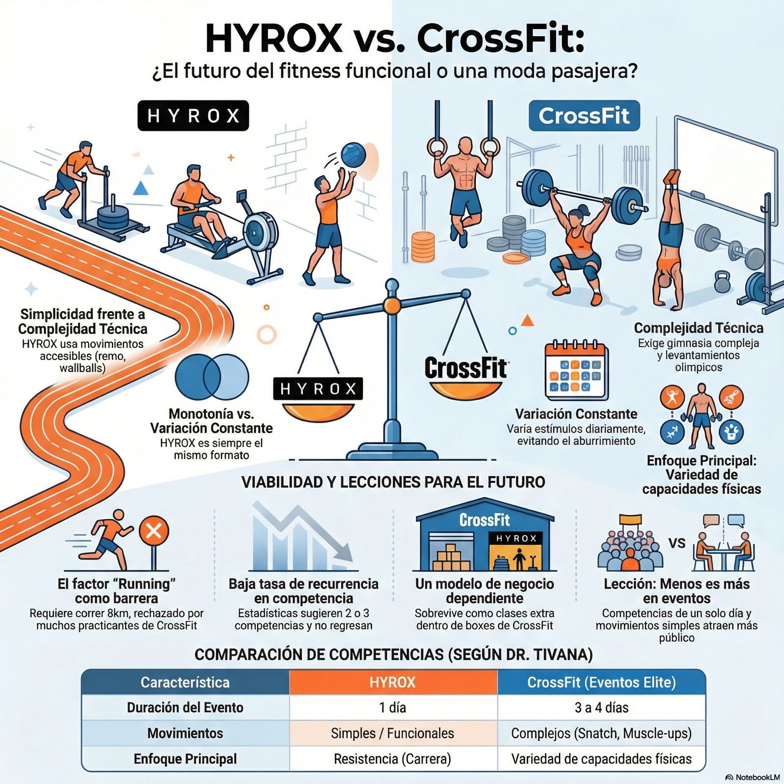 Hyrox y CrossFit