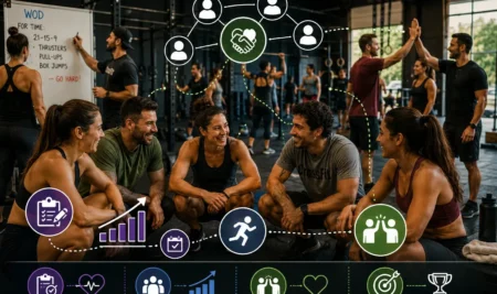Redes sociales en el box: por qué entrenar en el mismo espacio no es suficiente para influir en tu actividad física.