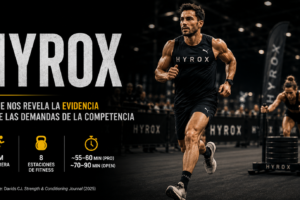 correr y estaciones en hyrox