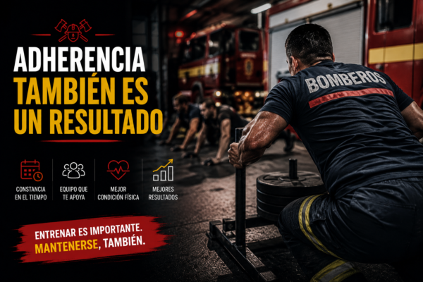 Entrenamiento y adherencia en bomberos