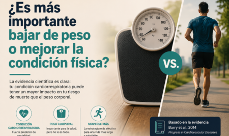 ¿Es más importante bajar de peso o mejorar la condición física?