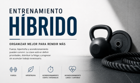 Entrenamiento híbrido: organizar mejor para rendir más