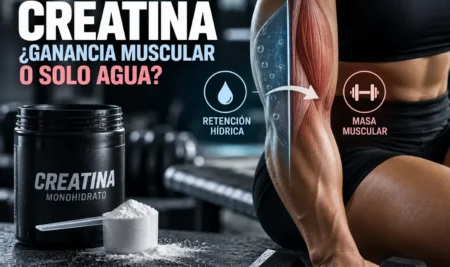 Efecto de la creatina en la masa libre de grasa: ¿Ganancia muscular real o retención hídrica inicial?