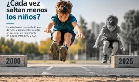 ¿Cada vez saltan menos los niños?