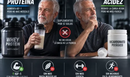 ¿Más proteína y menos acidez corporal mejoran el músculo sin levantar peso? Esto dice la ciencia